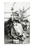 Virgin and Child Seated on a Grass Bench  1503 (Engraving)