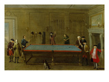 The Billiard Room (Oil on Canvas)