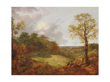 Wooded Landscape with a Cottage  Sheep and a Reclining Shepherd  C1748-50 (Oil on Canvas)