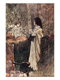 Children Talking at Night  1911 (Litho)