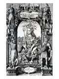 Frontispiece to 'Poly-Olbion' by Michael Drayton  Published in 1622 (Engraving)