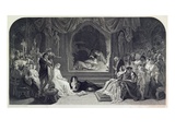 The Play Scene  Act Iii  Scene II of Hamlet by William Shakespeare  Engraved by Charles Rolls