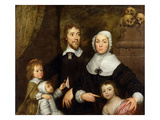 Portrait of a Family  Probably That of Richard Streatfeild  C1645 (Oil on Canvas)