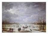 Winter Landscape (Oil on Canvas)