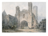 St Augustine's Gate  Canterbury  C1797 (W/C over Pencil on Wove Paper)
