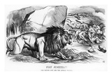 Fiat Justitia! the British Lion and the Afghan Wolves  Cartoon from 'Punch' Magazine