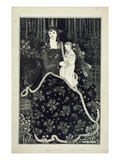 A Large Christmas Card  1895 (Line Block Print)