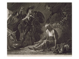 The Cave of Despair  from Spenser  Engraved by Valentine Green (1739-1813) 1775 (Mezzotint)