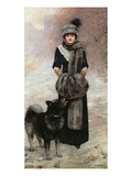 Portrait of Colette Gervex  Daughter of the Artist  1910 (Oil on Canvas)