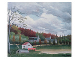 The Bievre at Gentilly  C1895 (Oil on Canvas)