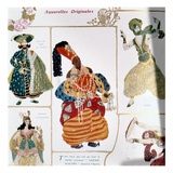 The Great Eunuch  Costume Design for Diaghilev's Production of the Ballet 'scheherazade'  1910