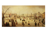 The Pleasures of Winter (Oil on Panel)