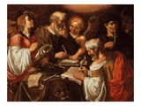 The Four Evangelists and their Symbols (Oil on Canvas)