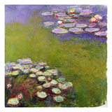 Waterlilies  1914-17 (See Detail 414409) (Oil on Canvas)