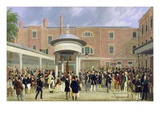 Epsom Races: Settling Day at Tattersall's (Oil on Canvas)