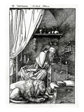 St Jerome in His Cell  1511 (Woodcut)