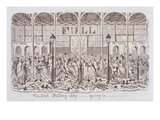 Mayhew's Great Exhibition of 1851: the First Shilling Day - Going In  1851 (Etching)
