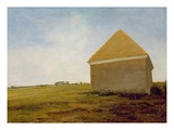 Newmarket Heath  with a Rubbing-Down House  C1765 (Oil on Canvas) (Post-Restoration) (See 111978)
