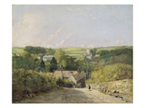 A View of Osmington Village with the Church and Vicarage  1816 (Oil on Canvas)