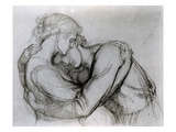 Study for 'The Blessed Damozel'  C1876 (Graphite on Paper)