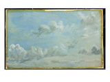 Study of Cumulus Clouds  1822 (Oil on Paper Laid Down on Panel)