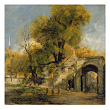 Harnham Gate  Salisbury  C1820-21 (Oil on Canvas)