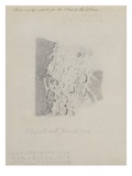 Drawing for the Map of the Moon  1794 (Pencil on Paper)