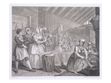 A Harlot's Progress  Plate IV  from 'The Original and Genuine Works of William Hogarth'