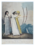 Archers  Engraved by JH Wright (Fl1795-1838) and Conrad Ziegler  1799 (Aquatint)