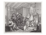 A Harlot's Progress  Plate V  from 'The Original and Genuine Works of William Hogarth'