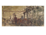 Interior of a Munitions Factory  1916-17 (Tempera on Canvas)