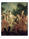 The Ham Lunch (Oil on Canvas)