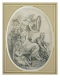 Drawing for the Frontispiece of 'The Botanic Garden'  by Erasmus Darwin (1731-1802)