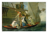 A Married Sailor's Adieu  C1800 (Oil on Panel)