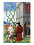 Dialogue Between the Alchemist and Nature  1516 (Vellum)