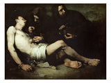 St Sebastian  Martyred (Oil on Canvas)