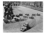 Filming the Chariot Race from 'Ben-Hur'  1925 (B/W Photo)