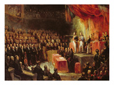 Study for King Louis-Philippe (1773-1850) Swearing His Oath to the Chamber of Deputies