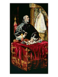 St Ildefonsus (Oil on Canvas)
