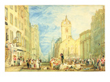High Street  Edinburgh  C1818 (W/C  Pen  Ink  Graphite and Scratching Out on Wove Paper)