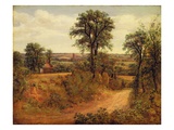 A Lane Near Dedham  C1802 (Oil on Canvas)