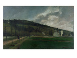 Banks of the River Marne in Winter  1866 (Oil on Canvas)