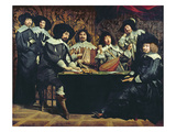 The Academy  or the Amateurs' Meeting  C1640 (Oil on Canvas)