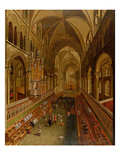 Interior of Canterbury Cathedral  C1675-1700 (Oil on Canvas)