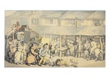 The Arrival of the Stage Coach at the Sun Inn  Bodmin  Cornwall