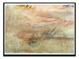 Lost to All Hope the Brig  C1845-50 (W/C and Graphite on Wove Paper)