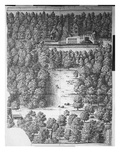 Boscobel House and Park  1651 (Engraving)