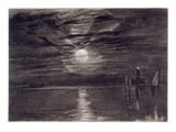 Shields Lighthouse  C1825 (Mezzotint)