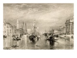 The Grand Canal  Venice  Engraved by William Miller (1796-1882) 1838-52 (Engraving)