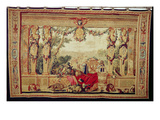 The Month of October/ Chateau of the Tuileries  from the Series of Tapestries